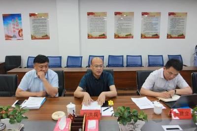 河南省脱颖实业莅永考察座谈